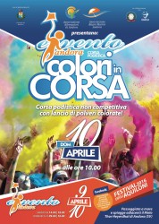 locandina colori in corsa